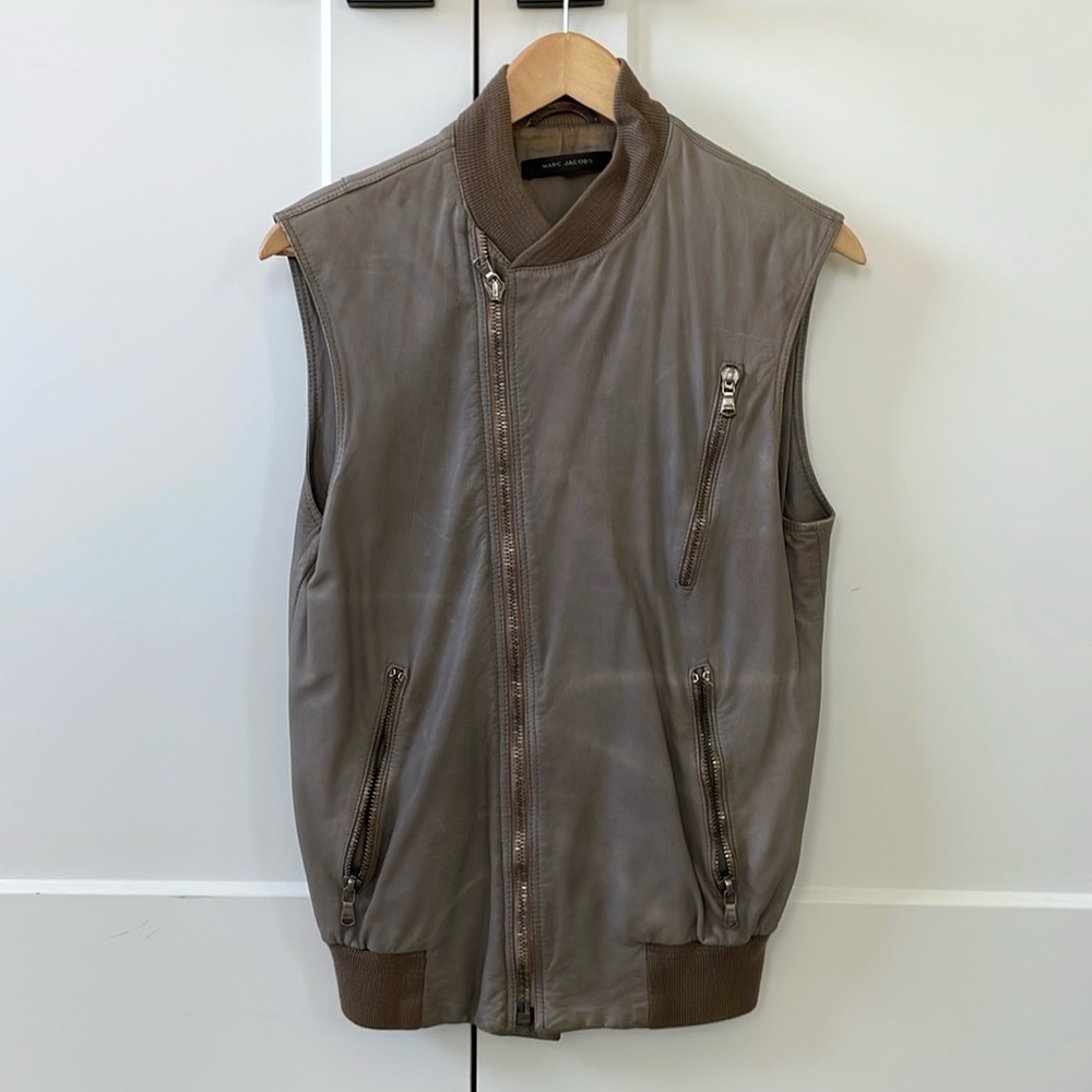 Marc Jacobs Lamb leather vest Size small
